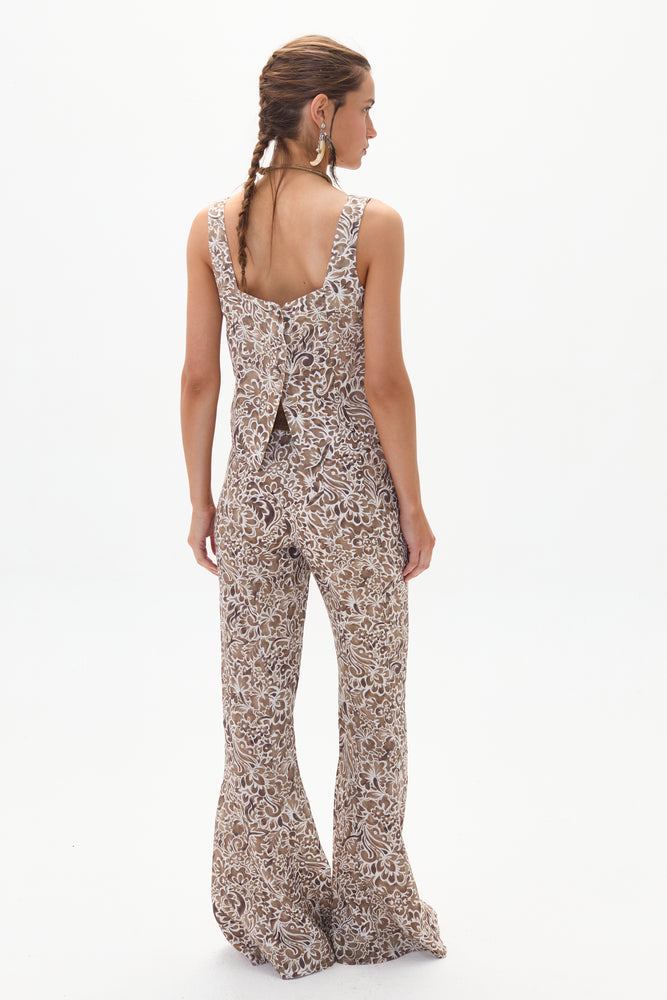 
                  
                    Top Mei en Lino - Astrid Print
                  
                