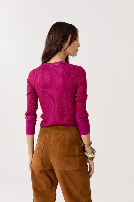 
                  
                    Top Tejido Vail en Lurex - Fucsia
                  
                