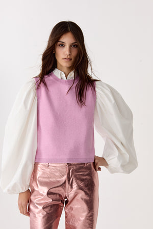 
                  
                    Top de punto glitter -  Rosa
                  
                