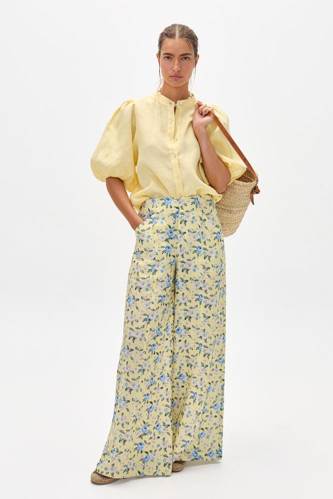 
                  
                    Camisa Bubble en Lino - Butter Yellow
                  
                