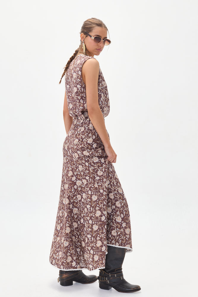 
                  
                    Top Folk en Lino - Freya Print
                  
                