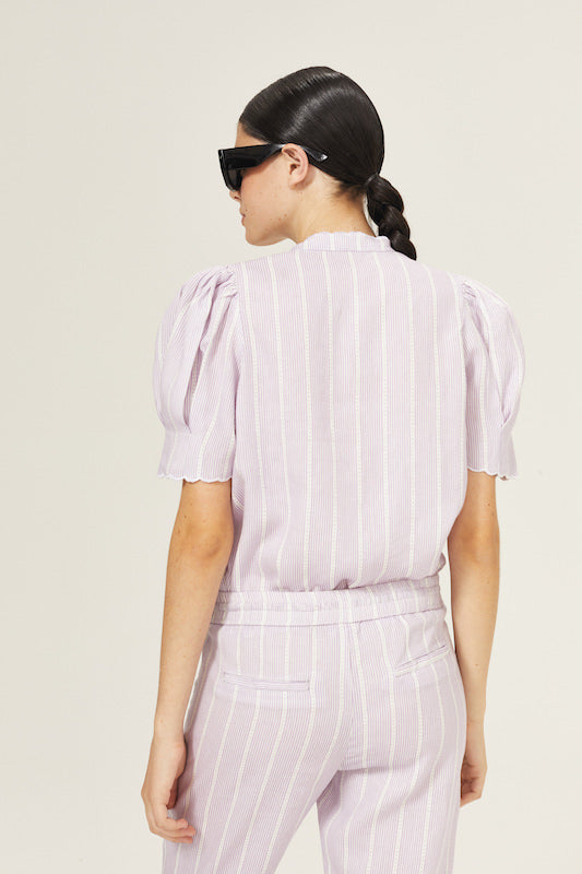 
                  
                    Camisa Scallop en Lino - Lilac Love
                  
                