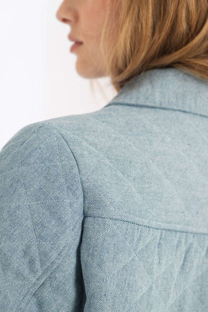 
                  
                    Chaqueta Balmoral en Denim - Celeste Vintage
                  
                