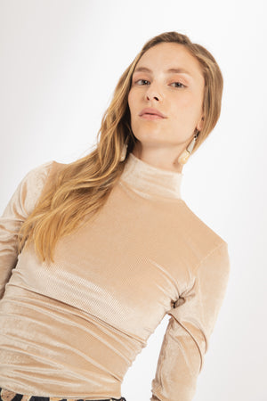 
                  
                    Top Surf en Velveteen Rib - Beige
                  
                