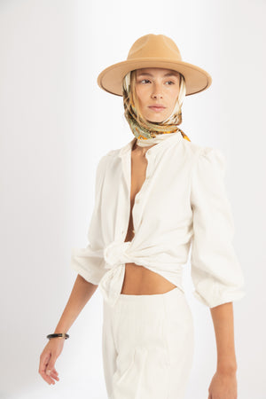 
                  
                    Camisa Meknes en Canvas - Off-White
                  
                