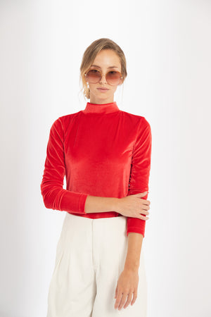 
                  
                    Top Surf en Velveteen Rib - Rojo
                  
                