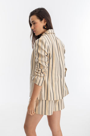 
                  
                    Blazer Oslo en Jacquard - Gold Stripes
                  
                