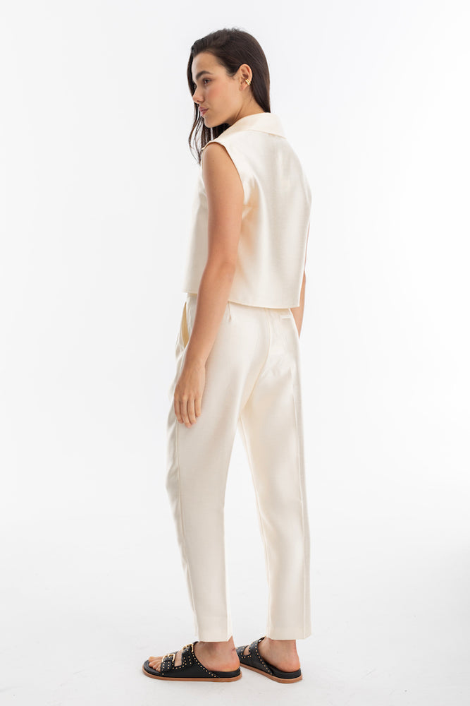 
                  
                    Top Mumbai en Taffeta - Off-White
                  
                